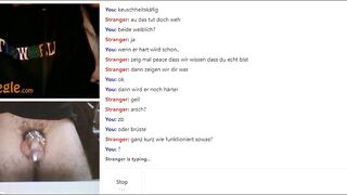 german omegle girls show booty g-string titted cleacage chastity