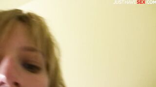 Teenie with small jugs gets fuck - JustHaveSex.com