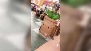Latina barely legal candid butt into grocery store