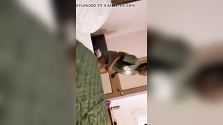 African strip butt naked before I banged! her real irresistible