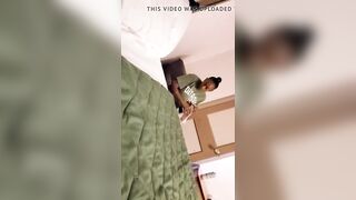 African strip butt naked before I banged! her real irresistible