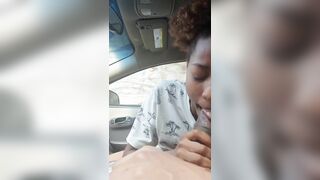 Public head inside car african amateur MILF from forsex.eu