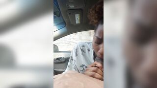 Public head inside car african amateur MILF from forsex.eu