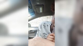 Public head inside car african amateur MILF from forsex.eu