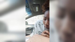 Public head inside car african amateur MILF from forsex.eu
