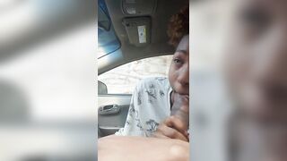 Public head inside car african amateur MILF from forsex.eu