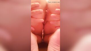 Close up hole spreading and crazy talk