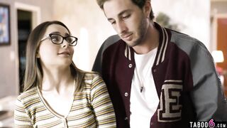 Innocent college teen year older Aften Opal boned! for the first time