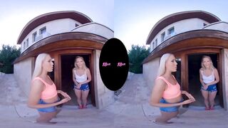 18VR Your gf Angelika Share You With Turned On Dykes Lily