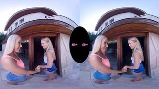 18VR Your gf Angelika Share You With Turned On Dykes Lily