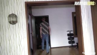 REIFE SWINGER - BBW cougar FUCKS ROUGH ON NEW HOUSE