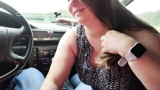 oral sex into the vehicle