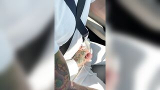 I Blown a Dude under a Red Light at a Traffic Light