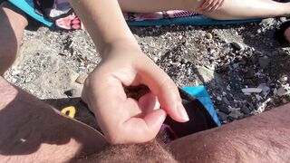 Beach Hand Job