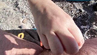 Beach Hand Job