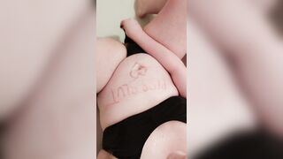 bimbos Sips and Pours her Piss on herself