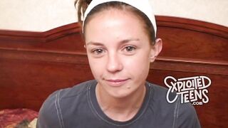 Teen with dreadlocks and a hairy pussy makes her first POV porn
