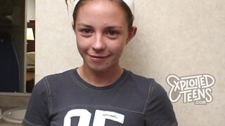 Teen with dreadlocks and a hairy pussy makes her first POV porn
