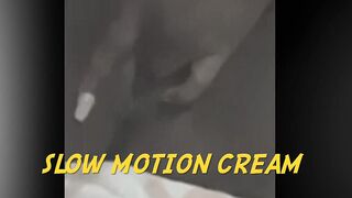 She Squirts, she Screams and then Creams into Slow Motion (Cutie Moans Nut Fast)
