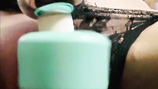 Sloppy Vampire Fellatio, Closeup Squirt