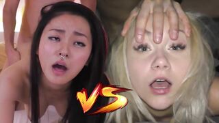 Japanese Fucktoy VS Czech Cum Dumpster - Who would you