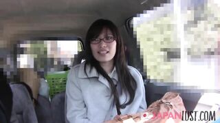 Hot Japanese milf Inside Glasses Grinds Cock Into pov Sex