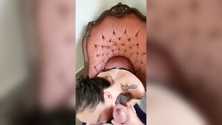 Hotwife Queen Sucks and Swallows Random Load