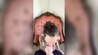 Hotwife Queen Sucks and Swallows Random Load