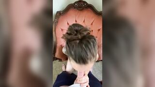 Hotwife Queen Sucks and Swallows Random Load