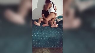 Mexican High School sluts Fucking without a CONDOM with a Schoolmate! Real Private Sex