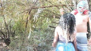 He took PRIMA to the waterfall, ate his booty and