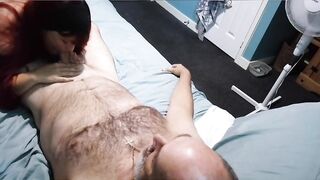 Nice Blow and a Gorgeous Riding with Cum Shot on Boobs