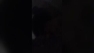 She Blowing my Fat Ebony Cock