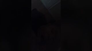 She Blowing my Fat Ebony Cock