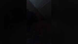 She Blowing my Fat Ebony Cock