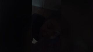 She Blowing my Fat Ebony Cock