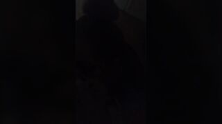 She Blowing my Fat Ebony Cock