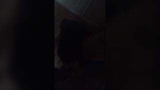 She Blowing my Fat Ebony Cock