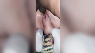 Pounding all the Fluids out her Holes