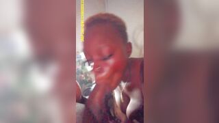 My House Boy Didn’t Finish his Work into Time so I Gave Samsu Oil and Gave him a Fellatio as