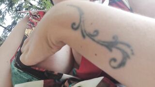 Long Diaper to be Filled Completely with Pissing into a Garden. do you want to Smell it with Me?