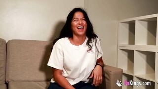 GORGEOUS-BIG TIT dark hair hispanic gets her incredible sexy dose of penis