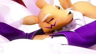 Renamon y Maestro Teniendo un Tiempo De Día.