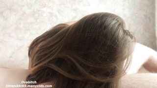 Voluptuous Beauty Licks Nuts and Takes Penis into her Vagina