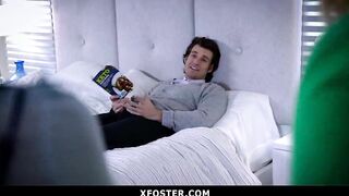 Foster Daughter and Milf Share Daddy's Cock - Aaliyah Love
