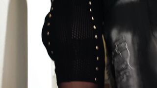 Big Titted Bimbo Loves getting her Tight Vagina Spread by Long African Dicks when her Hubby is Watching