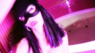 Bunny Lover Eva Rubber Play with a Long Penis Suck Bj Mask Gonzo Red Vinyl Boots Kink Bondage