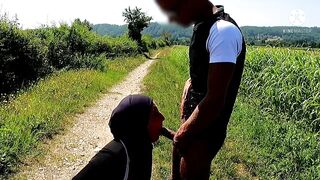 This unfaithful muslim asks for directions, she will find it