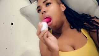 African milf Masturbating