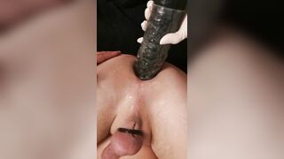 Fem Dom Fake-Dick Gape Anal Gedehnt Von Einer Guten Freundin ;)